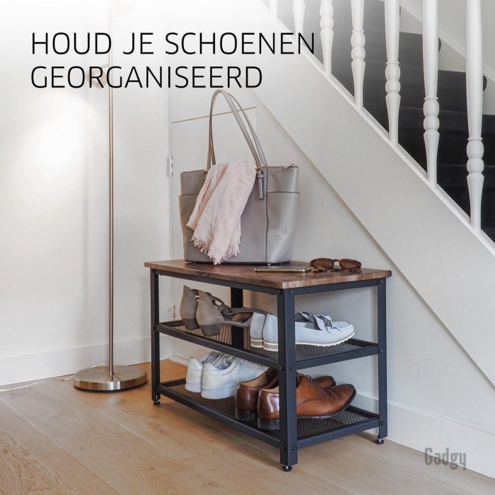 Schoenerek Met Bankje 65x30x45 Cm Gadgy